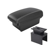 Bracciolo Centrale Scatola Bracciolo Universale Per Auto Centrale Modello Portaoggetti Per Accessori Di Supporto Interno Bracciolo Portaoggetti(A3 Black white NOUSB)