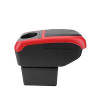 Bracciolo Centrale Scatola universale per bracciolo auto con 6 porte di ricarica USB, organizer per console a doppio strato Kit console centrale per auto(Silver)