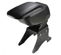 Bracciolo centrale universale per console centrale in similpelle, colore nero, A B C G H J CC 3 4 5 6 7