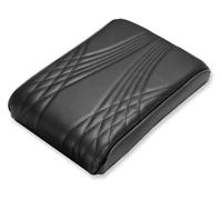 Bracciolo Console Centrale Per Nissan Per Qashqai J10 J11 Bracciolo Auto Cuscino Pelle E Spugna Tappetino Supporto Gomiti(A-Black)