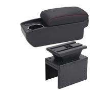 Bracciolo Console Parti Di Modifica L'archiviazione Automatica Degli Accessori Della Scatola Modello Bracciolo Universale Auto(B1 Noir rouge 6USB)