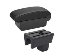 Bracciolo Console Per Chevrolet Per AveoⅡ 2011 2012 2013 2014 2015 Auto Center Console Bracciolo Box(C3 Black whiteNOUSB)