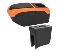 Bracciolo Console Per Renault Per K-ZE Per Dacia Box Bracciolo Centrale Auto Retrofit Interno(Black Orange)