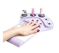 Bracciolo Da Manicure Distanziatore da dita in silicone | Poggia Mano Da Manicure per arte il design pittura decorazione forniture di pratica pedicure e salone casa e tavolo