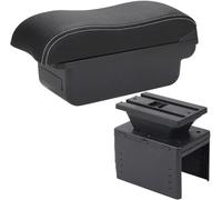 bracciolo dell'auto Bracciolo per auto per Hyundai I20 2021 2022, console centrale portaoggetti(C Black white NO)