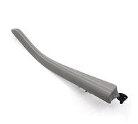 bracciolo dell'auto Per BMW Serie 5 F10 F11 F18 2010-2017 Copertura del bracciolo della console centrale Coperchio di ricambio in pelle per scatola portaoggetti(Grigio,Trim Strip)