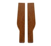 Bracciolo di legno lucidato liscio allargato della ferrovia di legno della