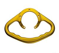 Bracciolo in alluminio per serbatoio carburante, per moto, passeggeri, lavorato a CNC per presa e stabilità sui modelli Kawasaki (oro)