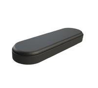 Bracciolo in poliuretano nero base in legno 07069003