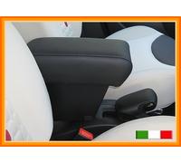 BRACCIOLO mod. XXL per Fiat 500L +grande portaoggetti in SIMILPELLE NERA