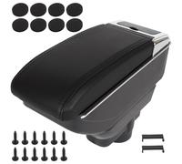 Bracciolo Opel Corsa D 06-14 Nero con vano kit