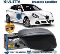 Bracciolo Per Alfa Giulietta SPECIFICO Poggia Braccio PELLE-PU Nera