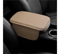 Bracciolo Per Auto In Pelle PU Traspirante Coperchio Console Centrale Bracciolo Per Alfa Per Romeo Per Giulia(Beige-a)