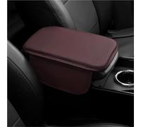 Bracciolo Per Auto In Pelle PU Traspirante Coperchio Console Centrale Bracciolo Per Alfa Per Romeo Per Giulia(Brown-a)