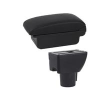 Bracciolo Per Auto In Similpelle Parti Di Ricambio Scatola Portaoggetti Centrale Dedicata Per Hyundai Per Getz Consolle(B1 black line)