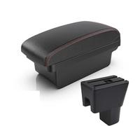 Bracciolo Per Auto Modifica Della Console Centrale Grande Spazio Linea Nera Rossa E Bianca Per Suzuki Per Celerio Consolle(A1 Black red)