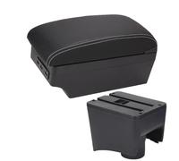 Bracciolo per Auto, per Polo Mk5 6R, per Vento, Contenitore Centrale Retrattile a Doppio Strato con posacenere, portabicchieri, USB, corrimano.