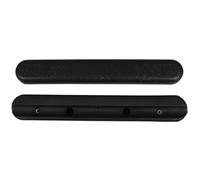 Bracciolo per Carrozzina Disabili 2 Pezzi ABS Nero 32,7x5x2,5cm | Superficie Antiscivolo, Facile da Pulire, per Sedie Computer e Bracci Danneggiati, Uso Domestico