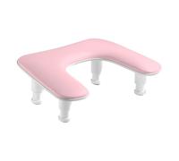 Bracciolo per manicure per unghie Techs Bracciolo regolabile a forma di U in pelle Supporto per mano Cuscino artistico Braccio per unghie Manicure Cuscino Stand portatile professionale per unghie