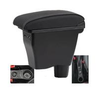 Bracciolo Per Mercedes Per Smart 453 Per Fortwo Per Forfour Auto Bracciolo Box Parti Scatola Portaoggetti Interna 2015-2019(A1 leather 3usb)