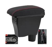 Bracciolo Per Mercedes Per Smart 453 Per Fortwo Per Forfour Auto Bracciolo Box Parti Scatola Portaoggetti Interna 2015-2019(A1 leather 3usb 2)