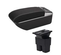 Bracciolo Per NV200 Box Bracciolo Per Auto Parti Di Retrofit Dettagli Interni Scatola Portaoggetti Con USB Accessori(D3 Black white NoUSB)