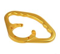Bracciolo per serbatoio carburante in lega di alluminio CNC, per moto, supporta la postura e la stabilità del passeggero posteriore (oro)