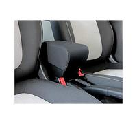 Bracciolo per Smart 453 ForTwo e ForFour ECOPELLE NERO (regolabile in lunghezza)