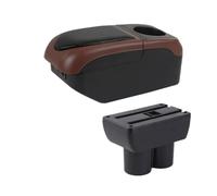 Bracciolo Per Suzuki Per Jimny 1999-2017 2018 Bracciolo Per Auto Interno Parti Di Retrofit Dedicate Scatola Portaoggetti Centrale Accessori(S1 black-coffee 6USB)