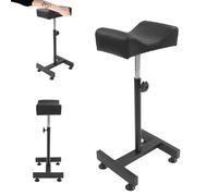 Bracciolo per tatuaggi, bracciolo con tappetini antiscivolo, 57-90 cm, supporto per bracciolo regolabile in altezza, per tatuaggi in studio, fino a 50 kg (36 x 35 cm)