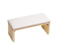 Bracciolo per unghie a doppio strato poggia mano in pelle PU poggia mano per unghie in stile giapponese tavolo manicure stazione unghie scrivania per uso tecnico salone - bianco