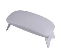 Bracciolo per unghie, supporto da tavolo, scrivania e stazione professionale, pieghevole, cuscino per manicure, grigio grigio, 20 x 9,6 x 2 cm