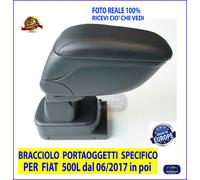 Bracciolo per Panda Trekking Portaoggetti Poggiabraccio Auto Vano Sedili Kit da