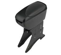 Bracciolo portaoggetti auto universale imbottitura similpelle Nero tg S