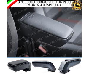 BRACCIOLO PORTAOGGETTI CITROEN C3 PICASSO SPECIFICO SIMILPELLE NERO REGOLABILE