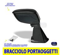 Bracciolo Portaoggetti per 500 2007 al 2015 Poggiabraccio Braccioli auto