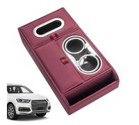 Bracciolo portaoggetti per auto, copertura per console centrale dell'auto, contenitore interno per bracciolo in pelle PU, organizer interno che non sbiadisce, cuscinetto per aumentare la scatola per