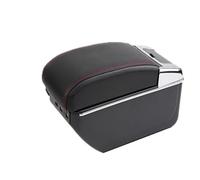 Bracciolo Portaoggetti Per Peugeot Per 207 Per CC Bracciolo Per Auto Scatola Portaoggetti Centrale Accessori Retrofit Dedicati Per Interni(D red line 7USB)