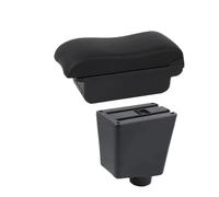 Bracciolo Portaoggetti Per SEAT Per Cordoba II 2003-2009, Vano Portaoggetti Interno Per Bracciolo, Retrofit Dedicato(B2 black line 3USB)