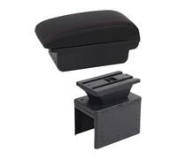 Bracciolo Portaoggetti Rivestimento Per Hyundai Per I20 2021 2022 2023 2024 Bracciolo Per Auto Parti Interne Accessori Per Riporre Oggetti(B1 Black Red 3usb)