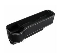 Bracciolo Portaoggetti Scatole portaoggetti sottili per seggiolini auto, organizer tascabile impermeabile, porta telefono, portabicchieri, luci LED ambientali bracciolo Box(1pcs left black)