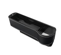 Bracciolo Portaoggetti Scatole portaoggetti sottili per seggiolini auto, organizer tascabile impermeabile, porta telefono, portabicchieri, luci LED ambientali bracciolo Box(Right black 1pcs)