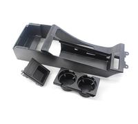 Bracciolo Portaoggetti Set da 3 pezzi adatto per base di finitura della console centrale nera BMW E46 e porta monete per bicchieri