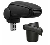 BRACCIOLO PORTAOGGETTI SPECIFICO IN SIMILPELLE NERO PER CITROEN C2 2003>2009
