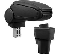 BRACCIOLO PORTAOGGETTI SPECIFICO IN SIMILPELLE NERO PER KIA PICANTO 2011>2017