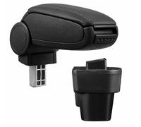 BRACCIOLO PORTAOGGETTI SPECIFICO SIMILPELLE NERO CITROEN NEMO DAL 2007 >