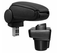 BRACCIOLO PORTAOGGETTI SPECIFICO SIMILPELLE NERO FORD KA+ DAL 2014 >