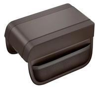 Bracciolo Portaoggetti Universale Cuscino Con Tasca Supporto Centrale Auto Altezza Pad Cuscino Bracciolo Auto(Dark Brown)