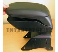 Bracciolo Portaoggetti Universale Pelle Nero per Opel Astra F G H GSI Calibra GT