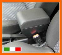 BRACCIOLO PREMIUM per Ford FUSION +grande portaoggetti IN SIMILPELLE NERA